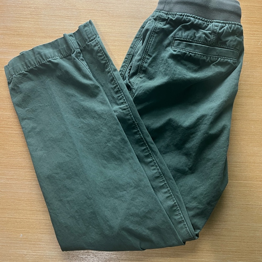 Lands' End Kids Dark Green Chinos